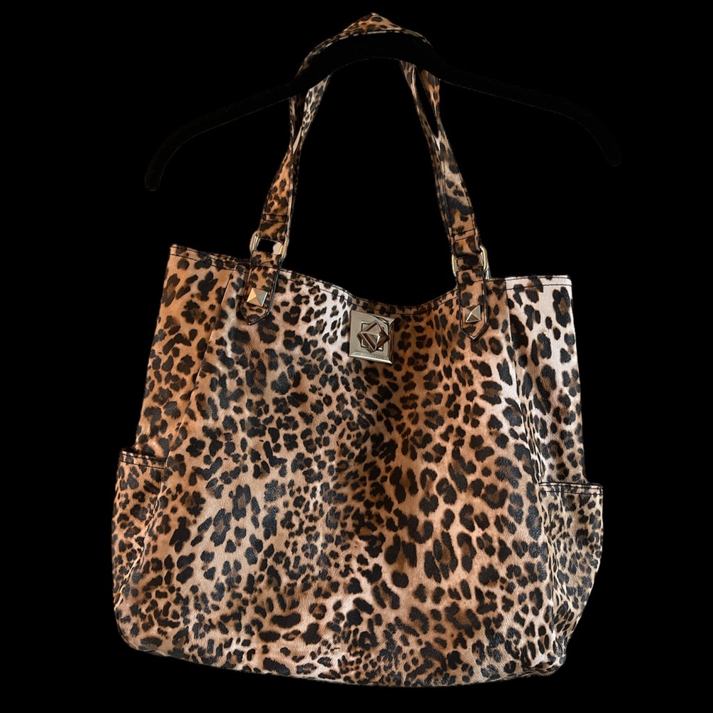 KENNETH COLE REACTION Leopard PVC Tote